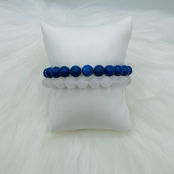 Ice & Water Beaded 8mm Beads Bracelet - Picture 6 of 6